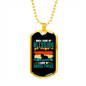 Horse Twice Blessing Horse Necklace Stainless Steel or 18k Gold Dog Tag 24" Chain-Express Your Love Gifts
