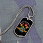 Horses and Dogs Necklace Stainless Steel or 18k Gold Dog Tag 24" Chain-Express Your Love Gifts