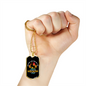 Horses and Dogs Necklace Stainless Steel or 18k Gold Dog Tag 24" Chain-Express Your Love Gifts