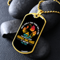 Horses and Dogs Necklace Stainless Steel or 18k Gold Dog Tag 24" Chain-Express Your Love Gifts