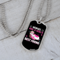 Horses Are a Girl's Best Friend Horse Necklace Stainless Steel or 18k Gold Dog Tag 24" Chain-Express Your Love Gifts