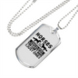 Horses Are Like Chocolates Horse Necklace Stainless Steel or 18k Gold Dog Tag 24" Chain-Express Your Love Gifts