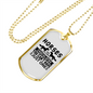 Horses Are Like Chocolates Horse Necklace Stainless Steel or 18k Gold Dog Tag 24" Chain-Express Your Love Gifts