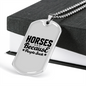 Horses Because People Suck Horse Necklace Stainless Steel or 18k Gold Dog Tag 24" Chain-Express Your Love Gifts