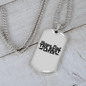 Horses First the Rest Later Horse Necklace Stainless Steel or 18k Gold Dog Tag 24" Chain-Express Your Love Gifts
