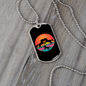 Horses Heart Retro Circle Horse Necklace Stainless Steel or 18k Gold Dog Tag 24" Chain-Express Your Love Gifts