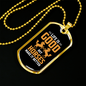 Horses Make Life Better Necklace Stainless Steel or 18k Gold Dog Tag 24" Chain-Express Your Love Gifts