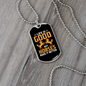 Horses Make Life Better Necklace Stainless Steel or 18k Gold Dog Tag 24" Chain-Express Your Love Gifts