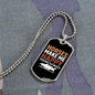 Horses Make Me Happy Horse Necklace Stainless Steel or 18k Gold Dog Tag 24" Chain-Express Your Love Gifts