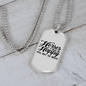 Horses Make Me Happy You White Necklace Stainless Steel or 18k Gold Dog Tag 24" Chain-Express Your Love Gifts