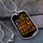 Horses Makes Me Happy Gold Horse Necklace Stainless Steel or 18k Gold Dog Tag 24" Chain-Express Your Love Gifts