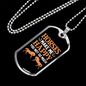 Horses Makes Me Happy You Not So Much Horse Necklace Stainless Steel or 18k Gold Dog Tag 24" Chain-Express Your Love Gifts