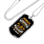 Horses Teach Us The Hearts Horse Necklace Stainless Steel or 18k Gold Dog Tag 24" Chain-Express Your Love Gifts