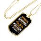 Horses Teach Us The Hearts Horse Necklace Stainless Steel or 18k Gold Dog Tag 24" Chain-Express Your Love Gifts
