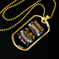 Horses Teach Us The Hearts Horse Necklace Stainless Steel or 18k Gold Dog Tag 24" Chain-Express Your Love Gifts
