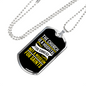 Hospital For Sinner Mark 2:17s Necklace Stainless Steel or 18k Gold Dog Tag 24" Chain-Express Your Love Gifts
