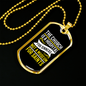 Hospital For Sinner Mark 2:17s Necklace Stainless Steel or 18k Gold Dog Tag 24" Chain-Express Your Love Gifts