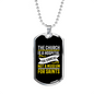 Hospital For Sinner Mark 2:17s Necklace Stainless Steel or 18k Gold Dog Tag 24" Chain-Express Your Love Gifts