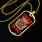 Hot Firemen Firefighter Gift Stainless Steel or 18k Gold Dog Tag 24" Chain-Express Your Love Gifts