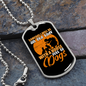 House Full of Dogs Necklace Stainless Steel or 18k Gold Dog Tag 24" Chain-Express Your Love Gifts