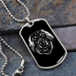 Hovarwart Head Dog Necklace Stainless Steel or 18k Gold Dog Tag 24" Chain-Express Your Love Gifts