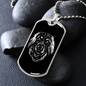 Hovarwart Head Dog Necklace Stainless Steel or 18k Gold Dog Tag 24" Chain-Express Your Love Gifts