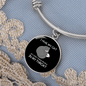Hug My Cat Bracelet Stainless Steel or 18k Gold Circle Bangle-Express Your Love Gifts