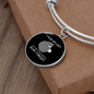 Hug My Cat Bracelet Stainless Steel or 18k Gold Circle Bangle-Express Your Love Gifts
