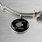 Hug My Cat Bracelet Stainless Steel or 18k Gold Circle Bangle-Express Your Love Gifts