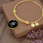 Hug My Cat Bracelet Stainless Steel or 18k Gold Circle Bangle-Express Your Love Gifts