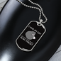Hug My Cat Necklace Stainless Steel or 18k Gold Dog Tag 24" Chain-Express Your Love Gifts