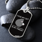 Hug My Cat Necklace Stainless Steel or 18k Gold Dog Tag 24" Chain-Express Your Love Gifts