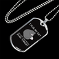 Hug My Cat Necklace Stainless Steel or 18k Gold Dog Tag 24" Chain-Express Your Love Gifts