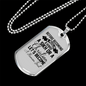 Human First Necklace Stainless Steel or 18k Gold Dog Tag 24" Chain-Express Your Love Gifts