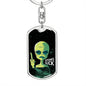 Humanssucksdogtag Dog Tag Pendant Keychain Stainless Steel or 18k Gold-Express Your Love Gifts