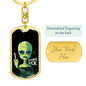 Humanssucksdogtag Dog Tag Pendant Keychain Stainless Steel or 18k Gold-Express Your Love Gifts