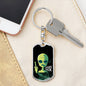 Humanssucksdogtag Dog Tag Pendant Keychain Stainless Steel or 18k Gold-Express Your Love Gifts