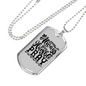 Humble And Pray Necklace Stainless Steel or 18k Gold Dog Tag 24" Chain-Express Your Love Gifts