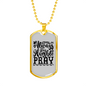Humble And Pray Necklace Stainless Steel or 18k Gold Dog Tag 24" Chain-Express Your Love Gifts