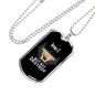 Hunt But Not Destroy Hunting Necklace Stainless Steel or 18k Gold Dog Tag 24"-Express Your Love Gifts