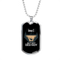 Hunt But Not Destroy Hunting Necklace Stainless Steel or 18k Gold Dog Tag 24"-Express Your Love Gifts