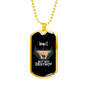 Hunt But Not Destroy Hunting Necklace Stainless Steel or 18k Gold Dog Tag 24"-Express Your Love Gifts