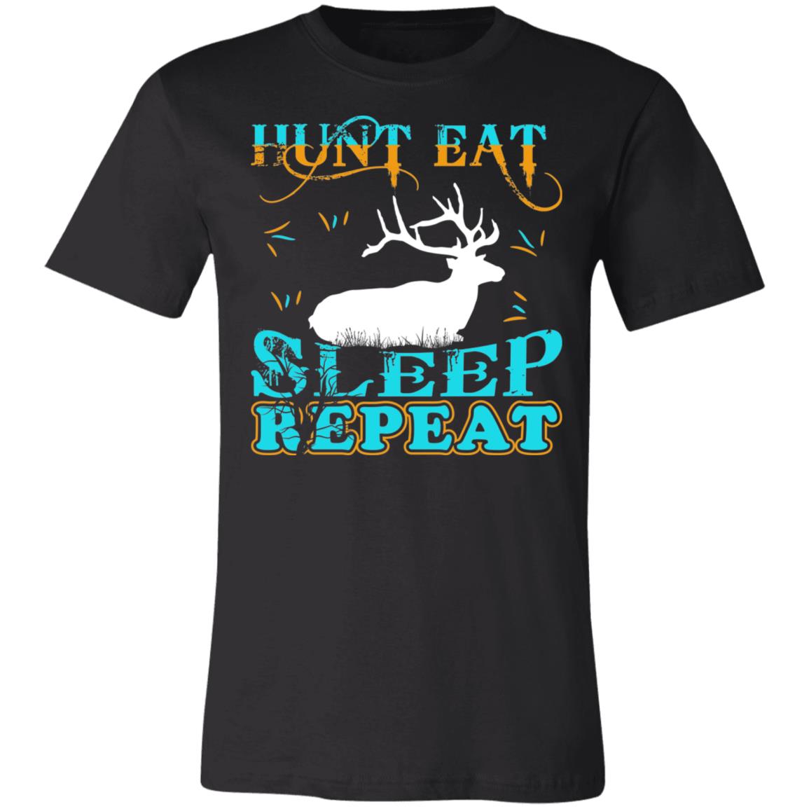 Hunt Eat Sleep Hunter Gift T-Shirt-Express Your Love Gifts