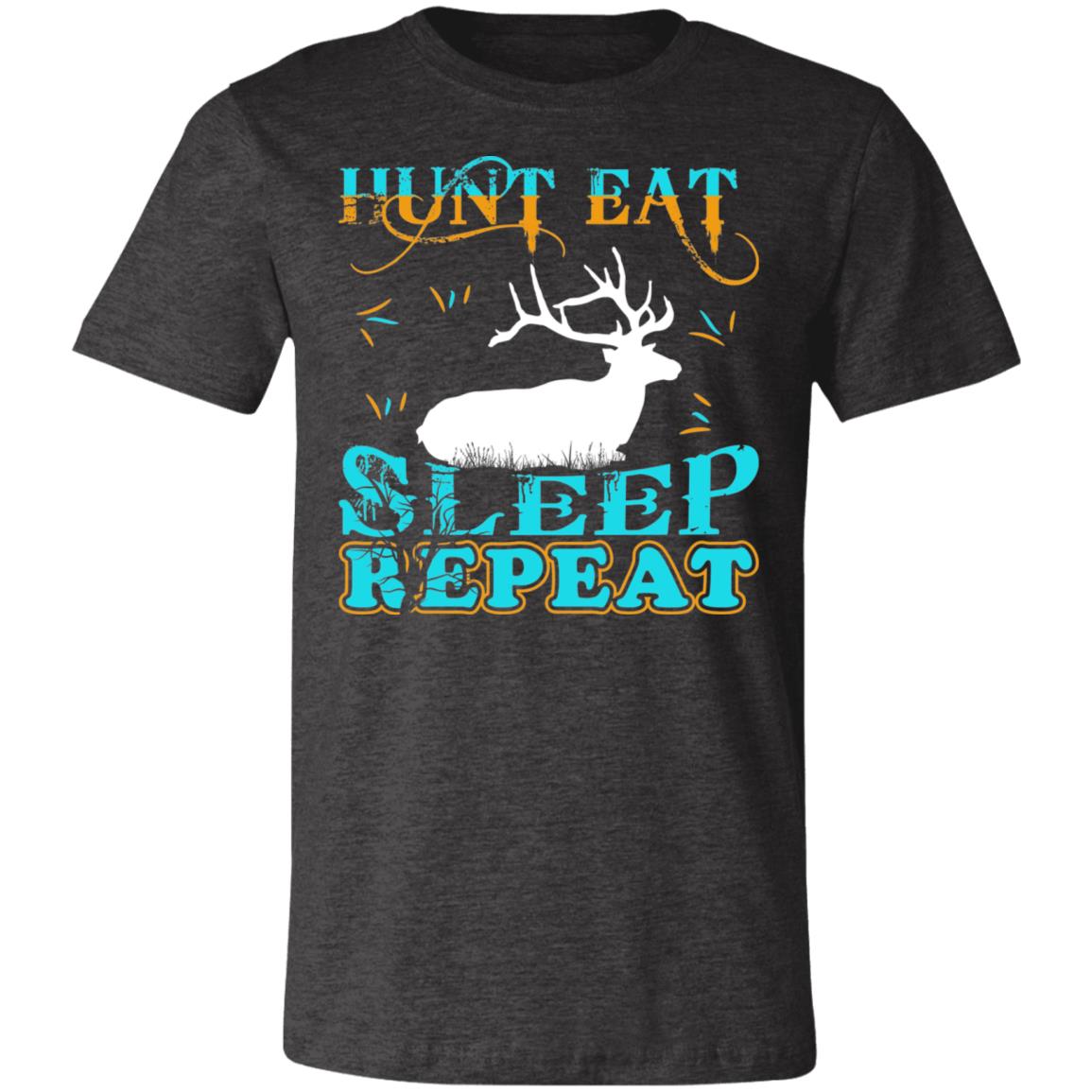 Hunt Eat Sleep Hunter Gift T-Shirt-Express Your Love Gifts