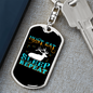 Hunt Eat Sleep Keychain Stainless Steel or 18k Gold Dog Tag Keyring-Express Your Love Gifts
