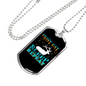 Hunt Eat Sleep Necklace Stainless Steel or 18k Gold Dog Tag 24" Chain-Express Your Love Gifts