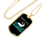 Hunt Eat Sleep Necklace Stainless Steel or 18k Gold Dog Tag 24" Chain-Express Your Love Gifts
