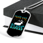 Hunt Eat Sleep Necklace Stainless Steel or 18k Gold Dog Tag 24" Chain-Express Your Love Gifts