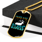 Hunt Eat Sleep Necklace Stainless Steel or 18k Gold Dog Tag 24" Chain-Express Your Love Gifts