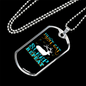 Hunt Eat Sleep Necklace Stainless Steel or 18k Gold Dog Tag 24" Chain-Express Your Love Gifts